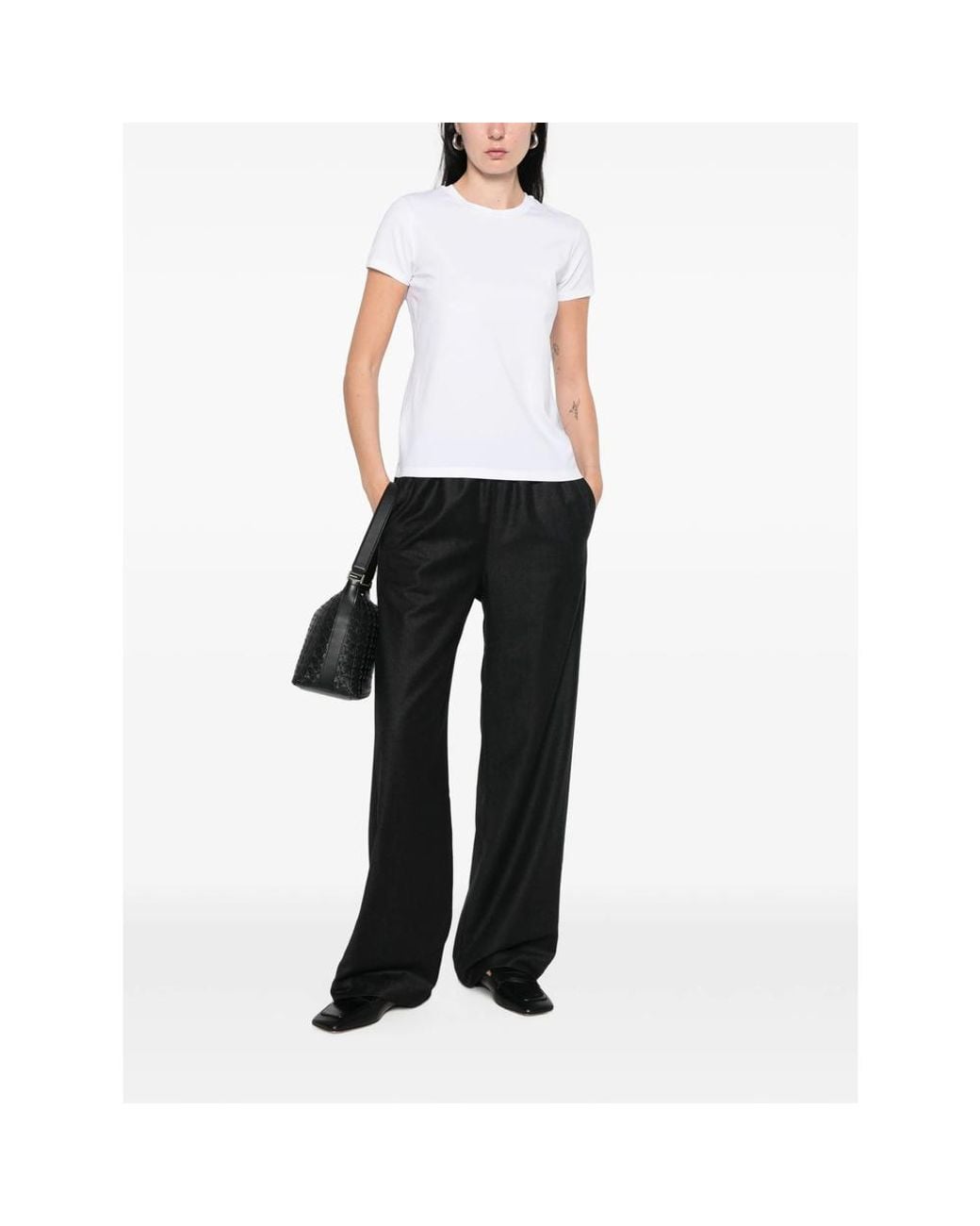 CAMICERIA MAZZARELLI White Short-Sleeve T-Shirt