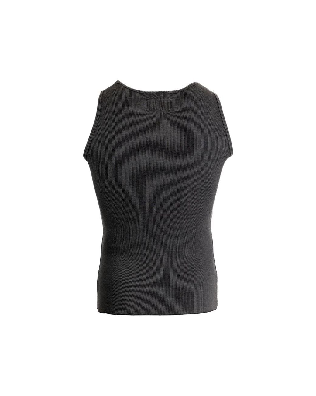 ERL Black Sleeveless T-Shirt for men