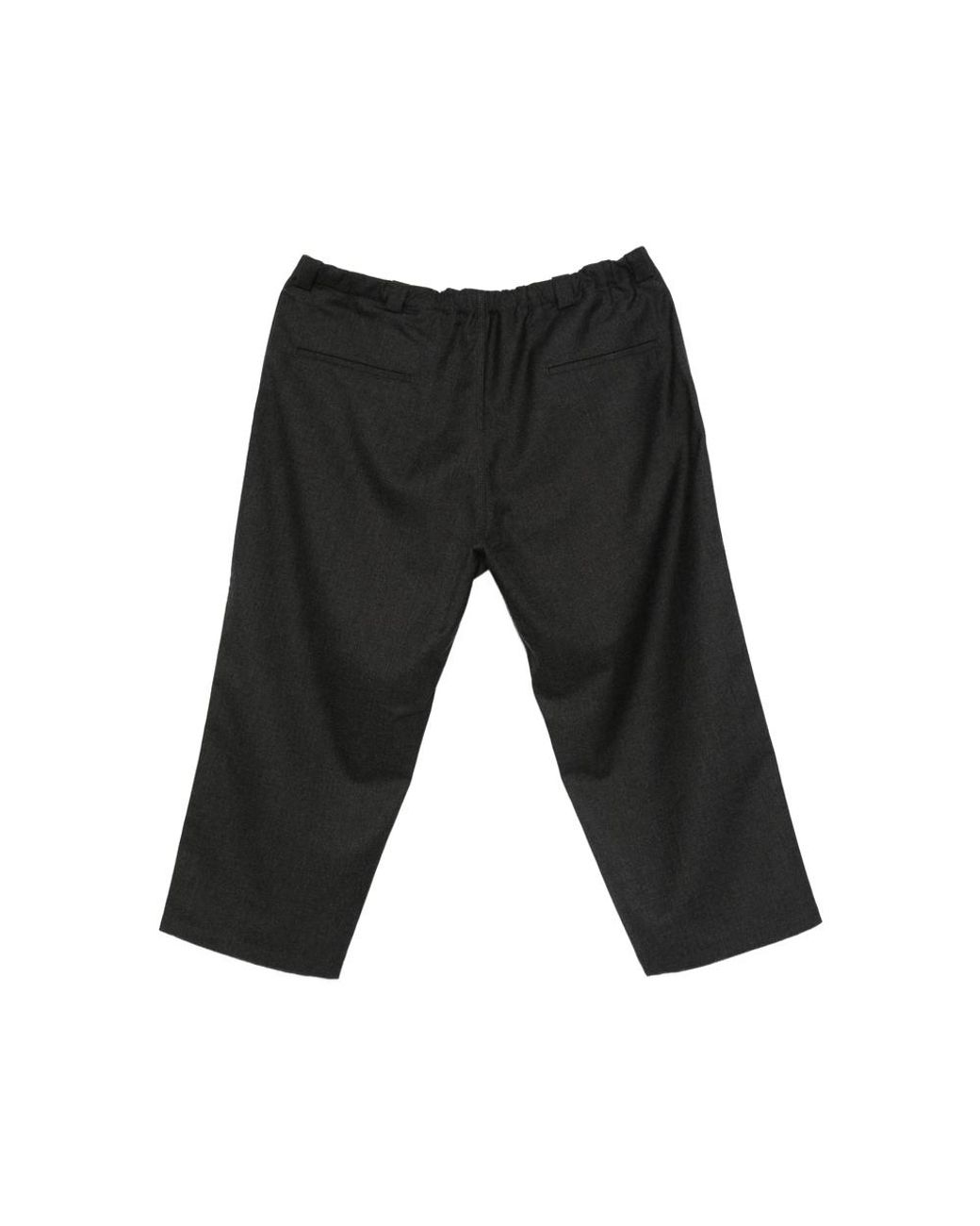 Willy Chavarria Black Straight-Leg Trousers for men