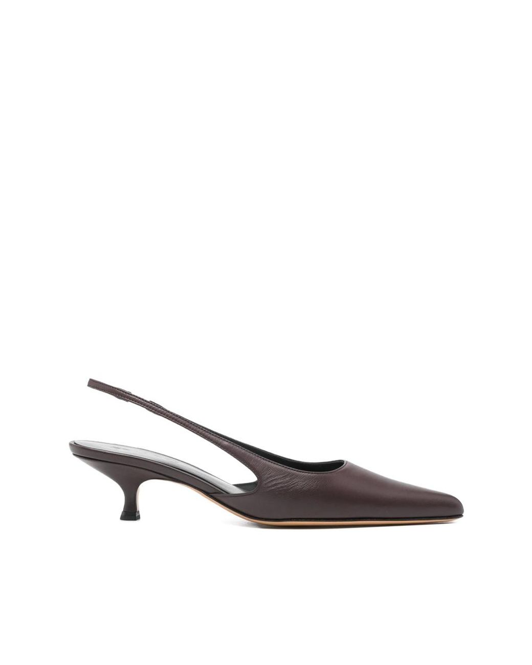 Eraldo Brown 40Mm Slingback Point-Toe Heeled Pumps