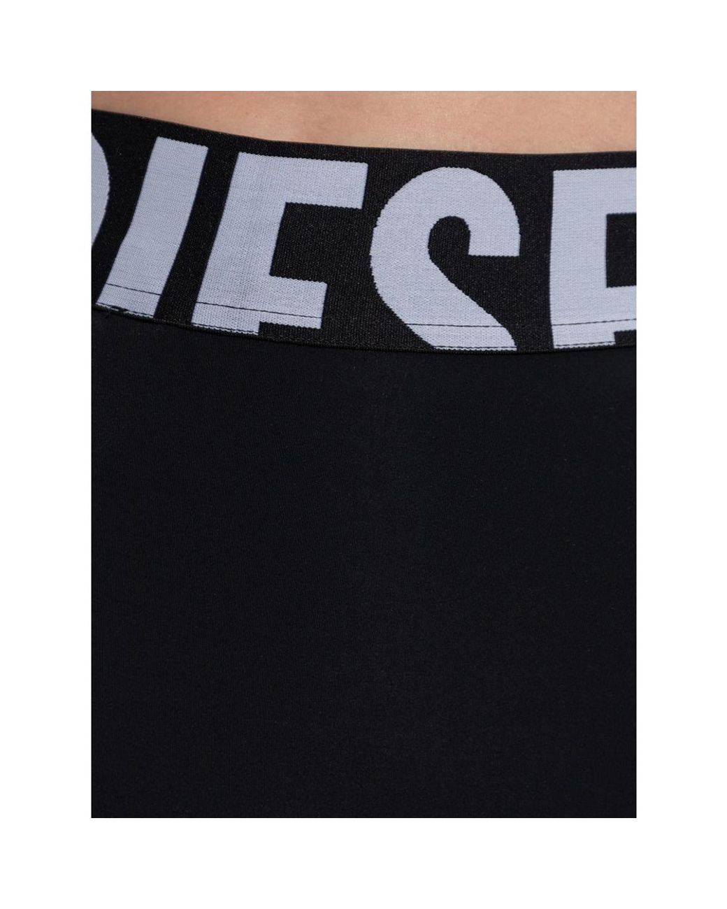 DIESEL Black Leggings