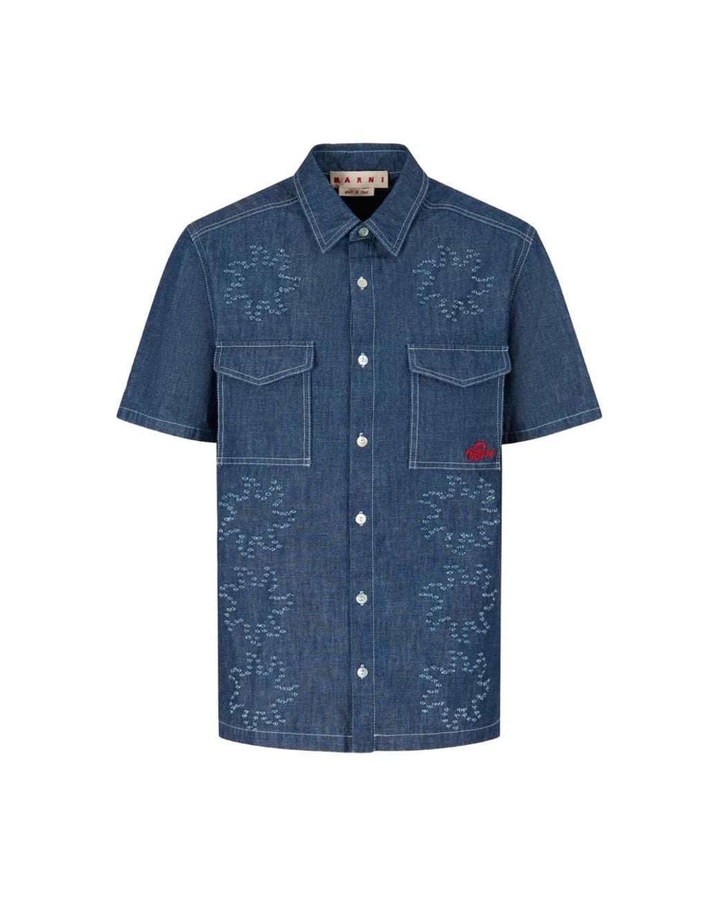 Marni Blue Shirts for men