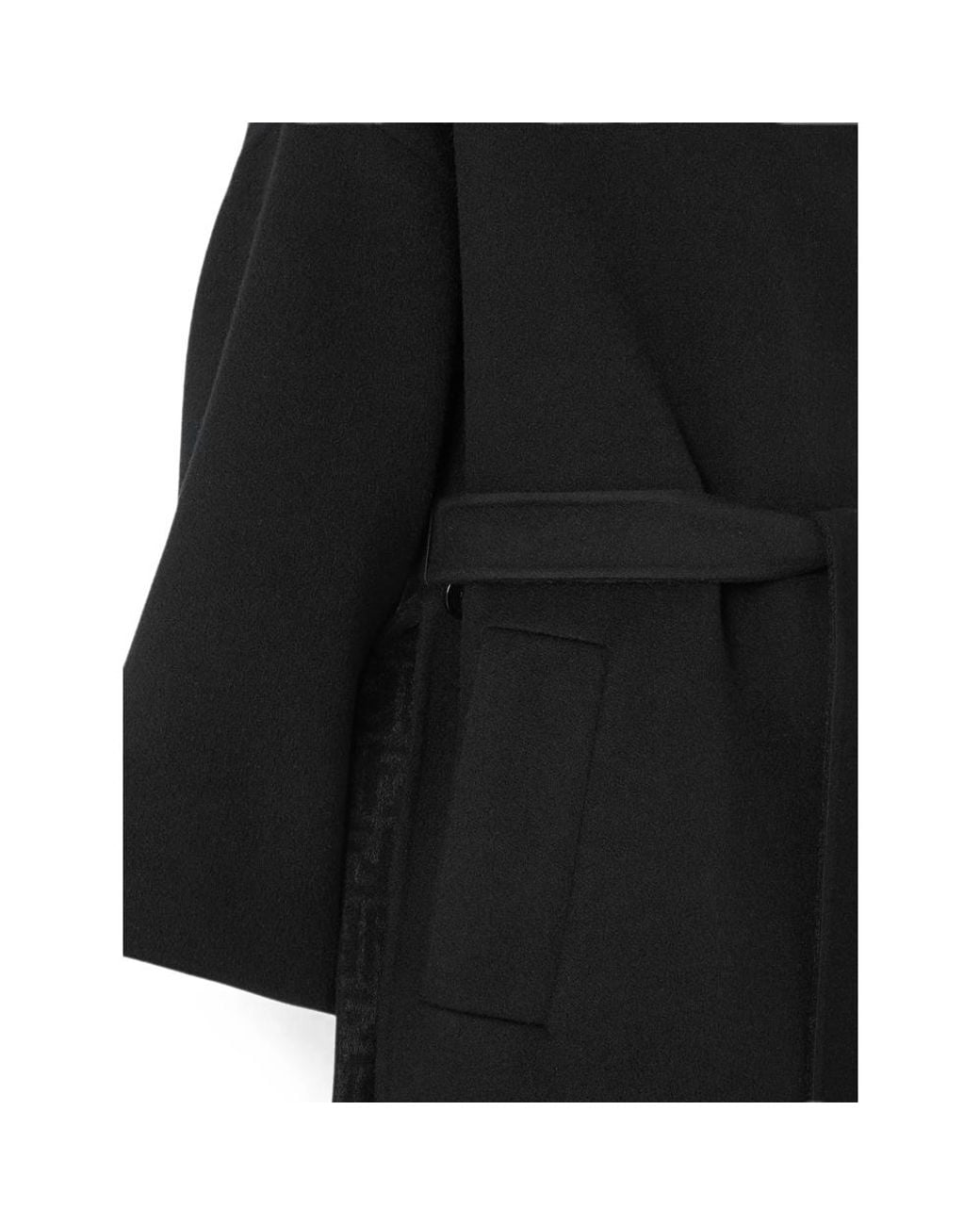 Fendi Black Belted Coat