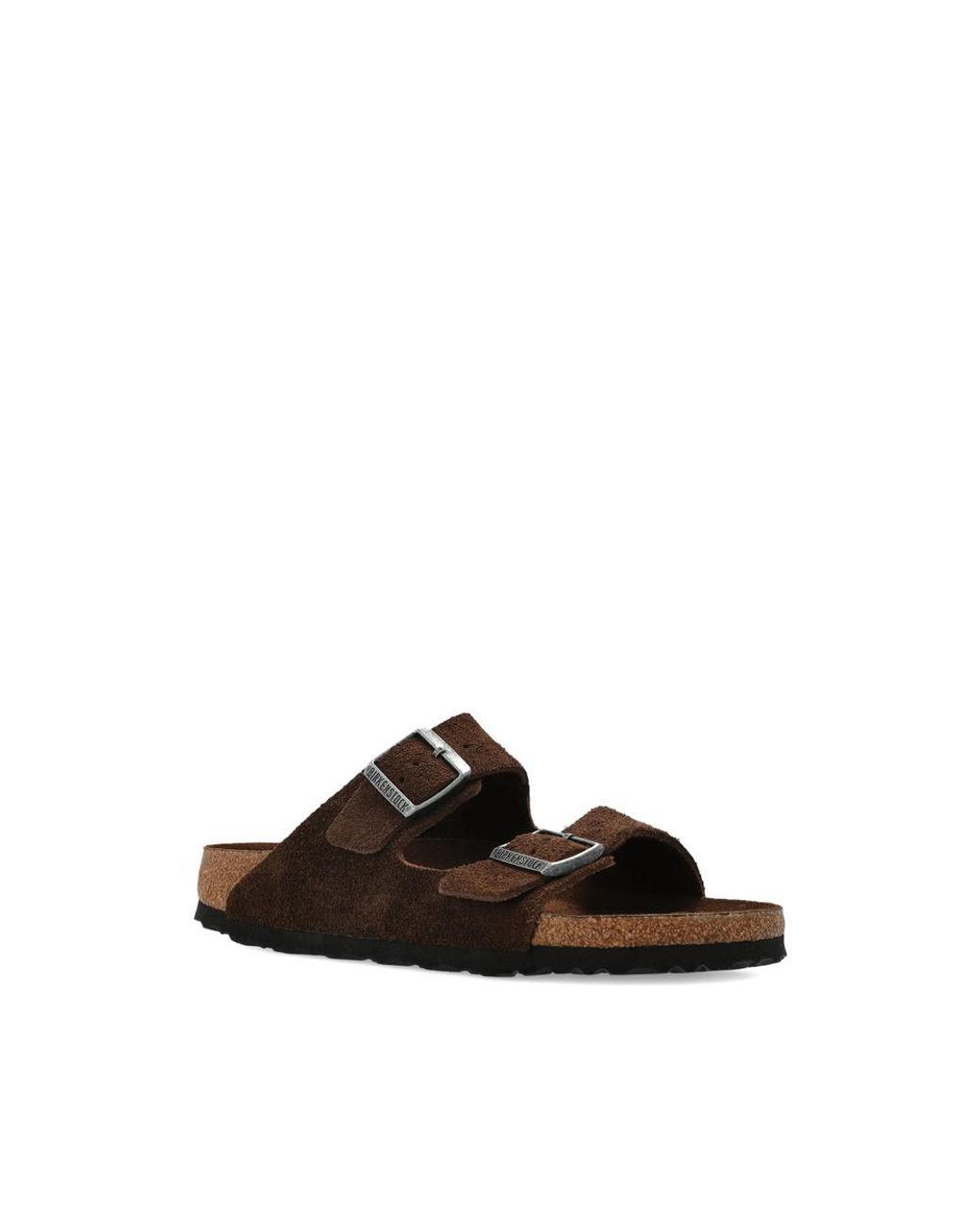 Birkenstock Brown Sliders for men