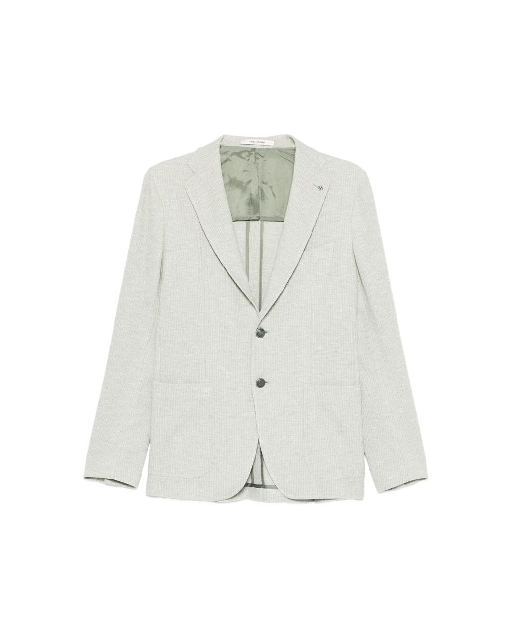Tagliatore White Jackets Green for men