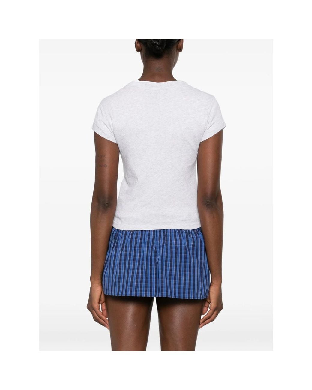 Sporty & Rich White Graphic-Print T-Shirt