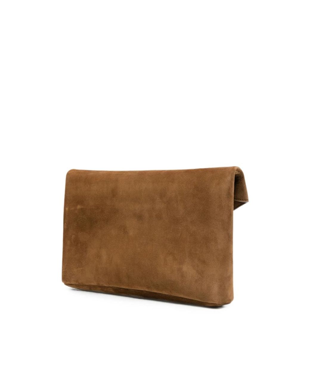 Saint Laurent Brown Clutch Bags