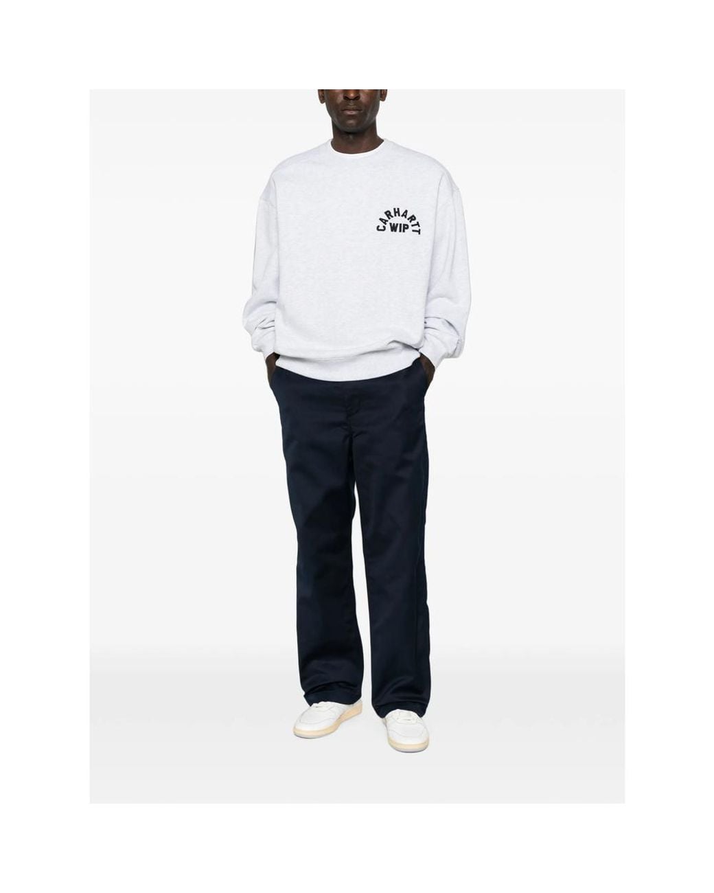 Carhartt Blue Straight Trousers for men