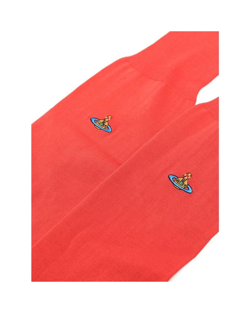 Vivienne Westwood Red Orb Knee High Socks