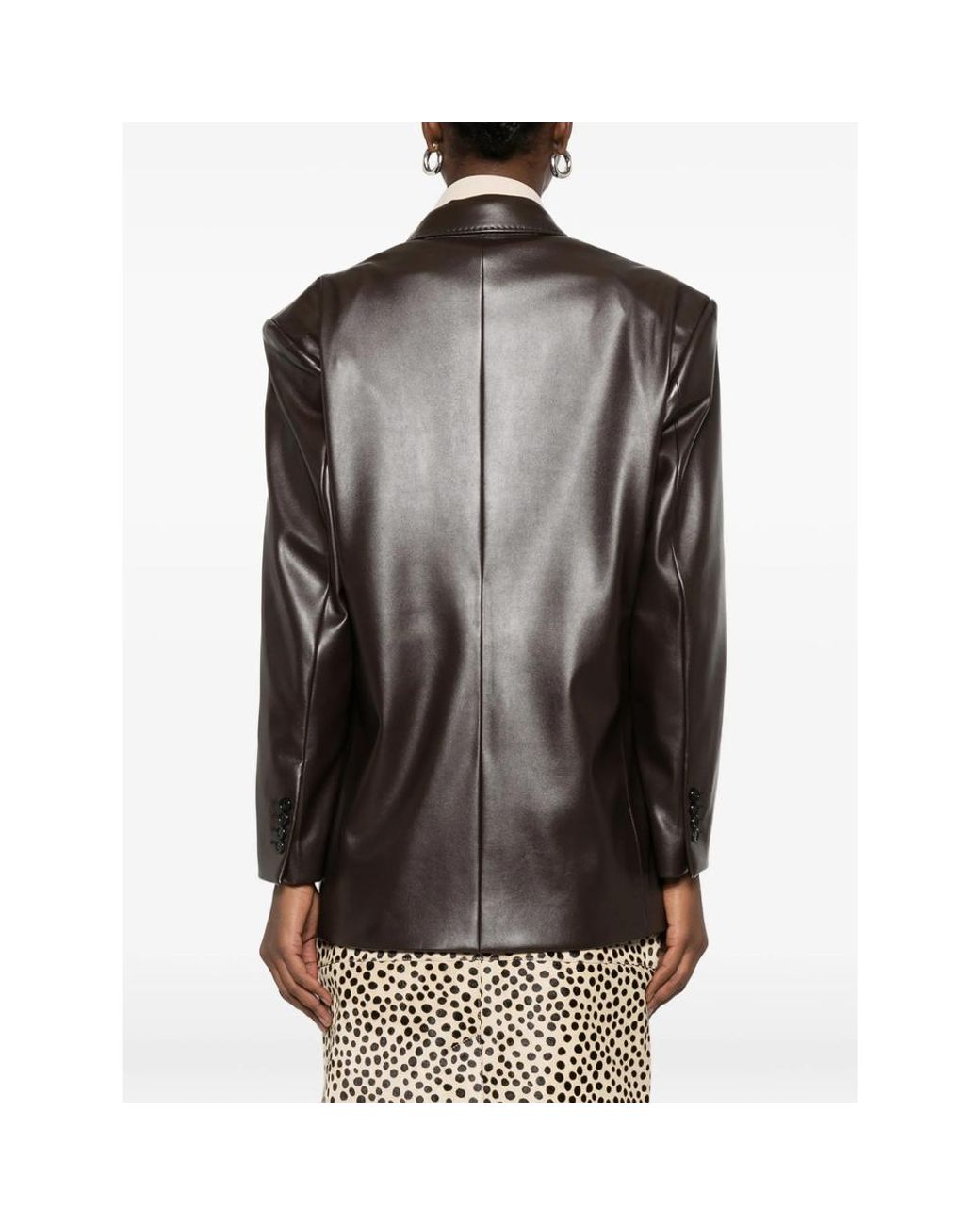 Eraldo Brown Double-Breasted Blazer