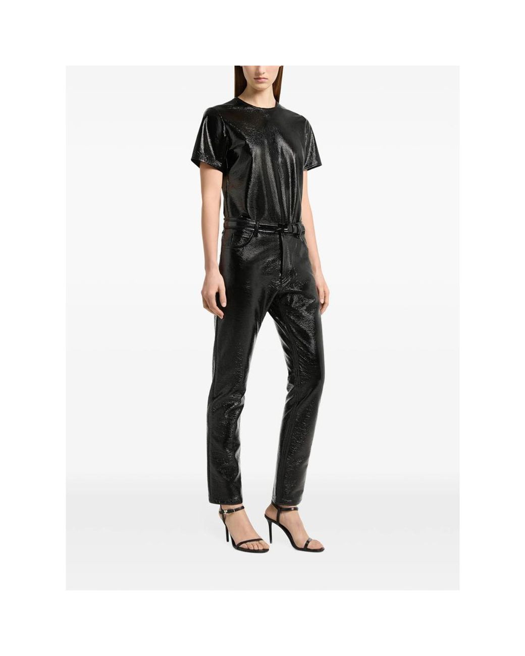 Courreges Black Vinyl Top