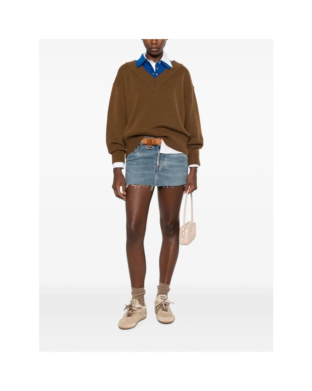 Miu Miu Blue Skirts