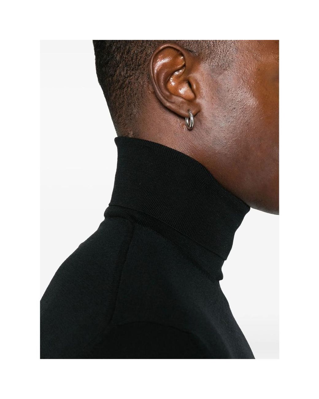 GOES BOTANICAL Black Dolcevita Sweater for men