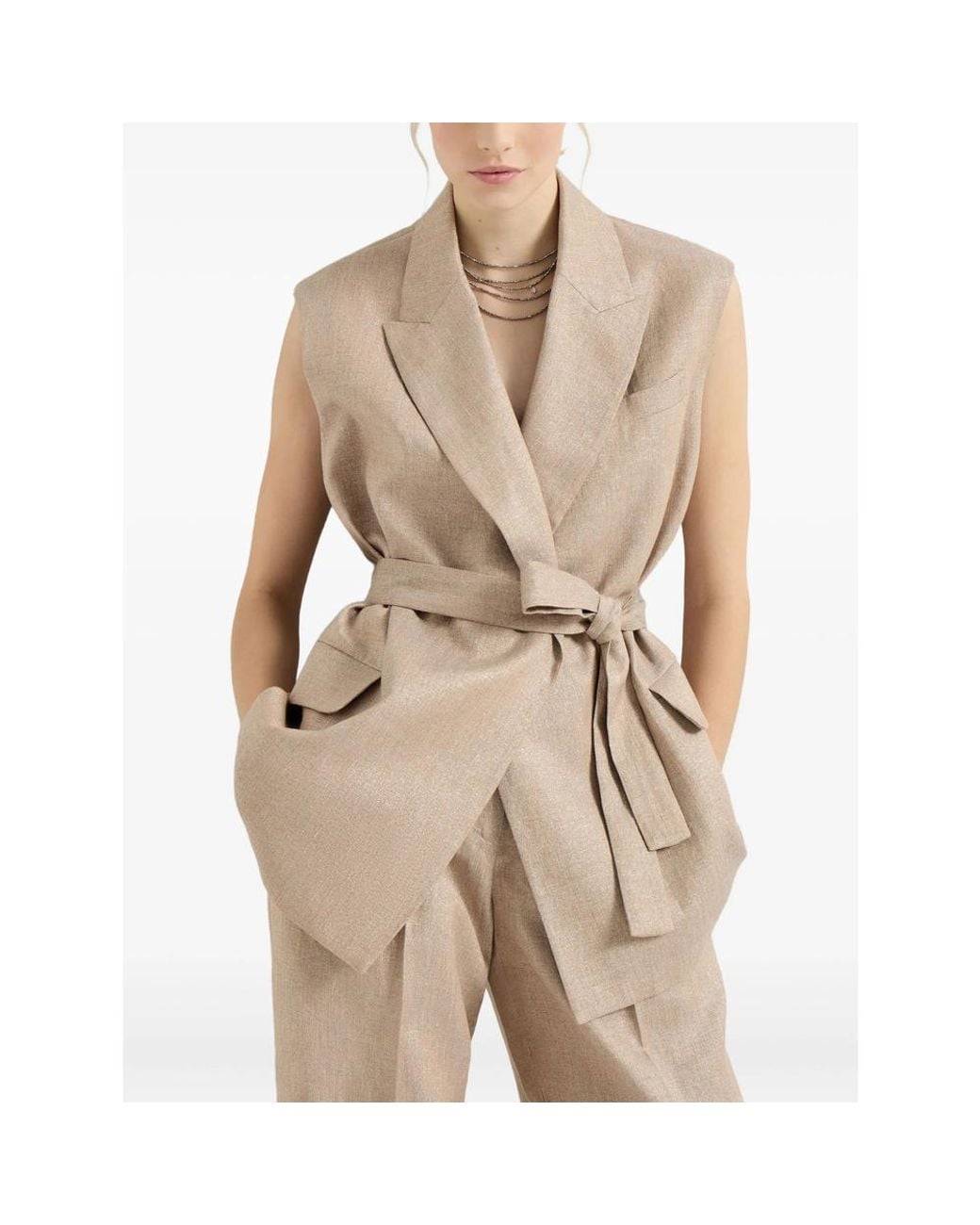 Brunello Cucinelli Natural Neutrals Jackets