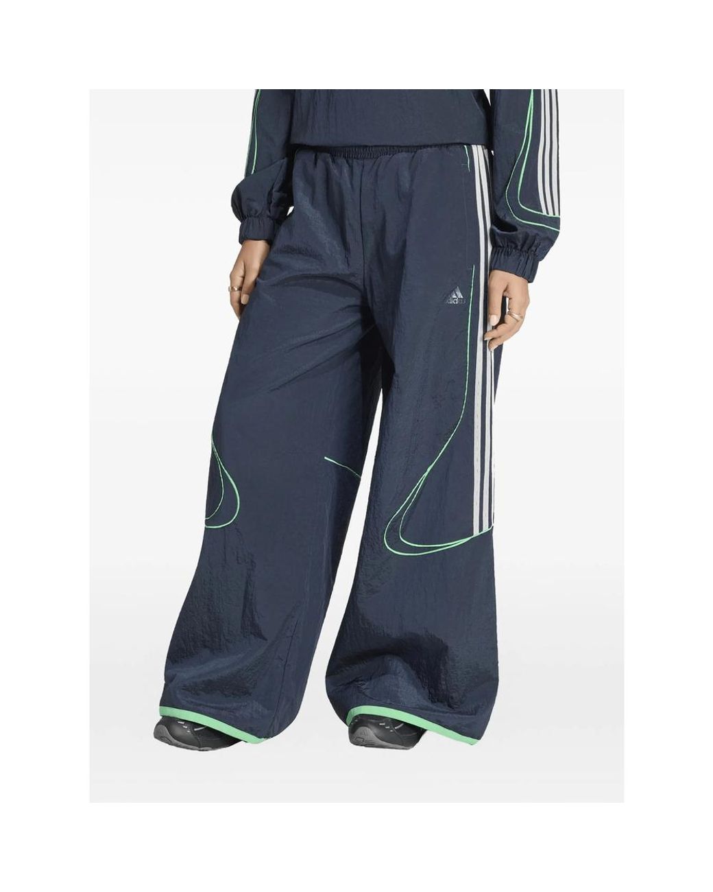 Adidas Blue Pants Wide-Leg
