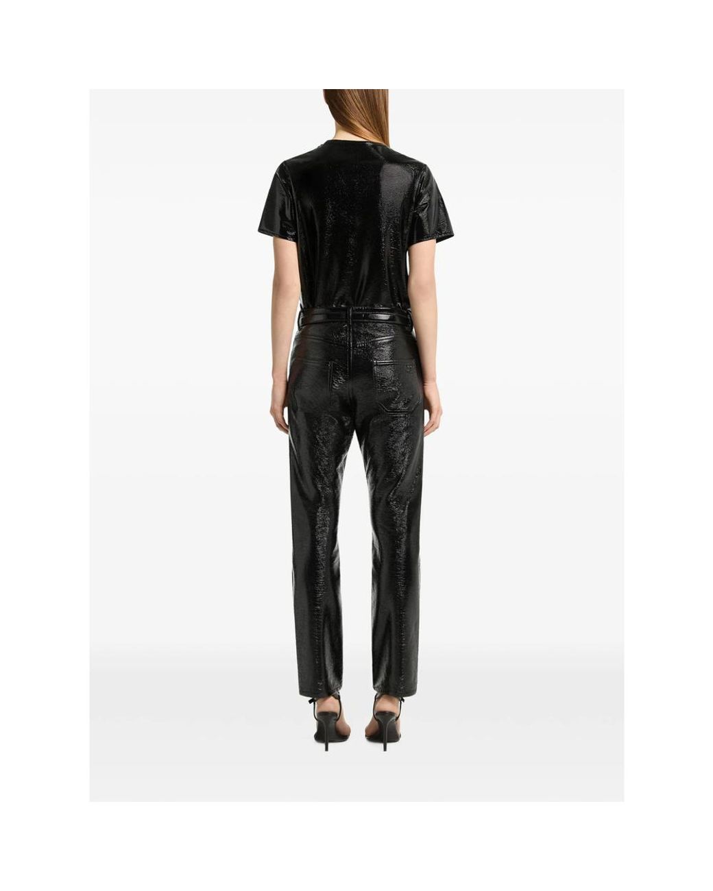 Courreges Black Vinyl Top