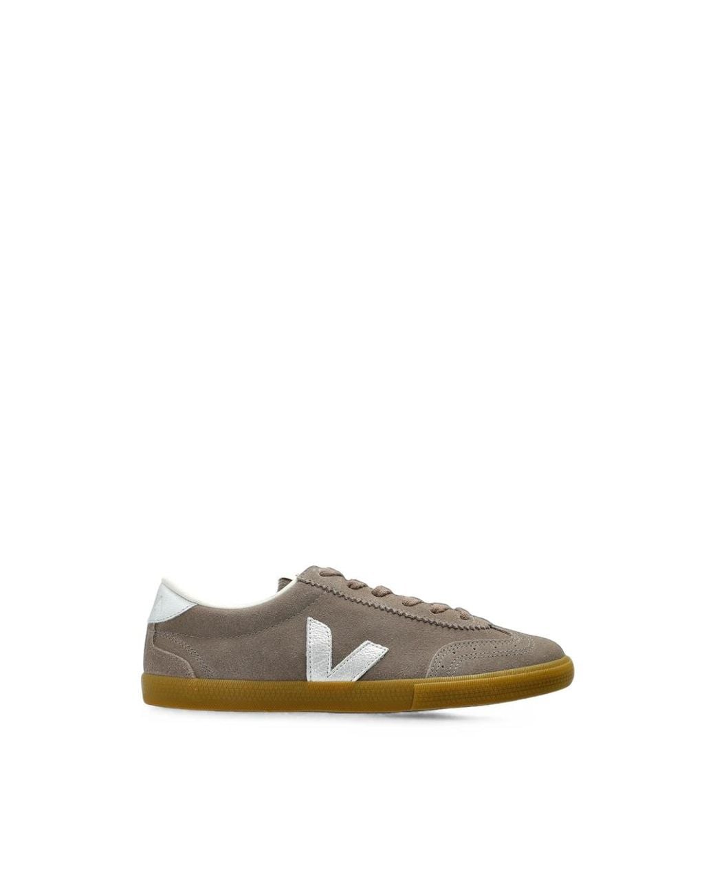 Veja Brown Volley Suede Moonrock Sneakers
