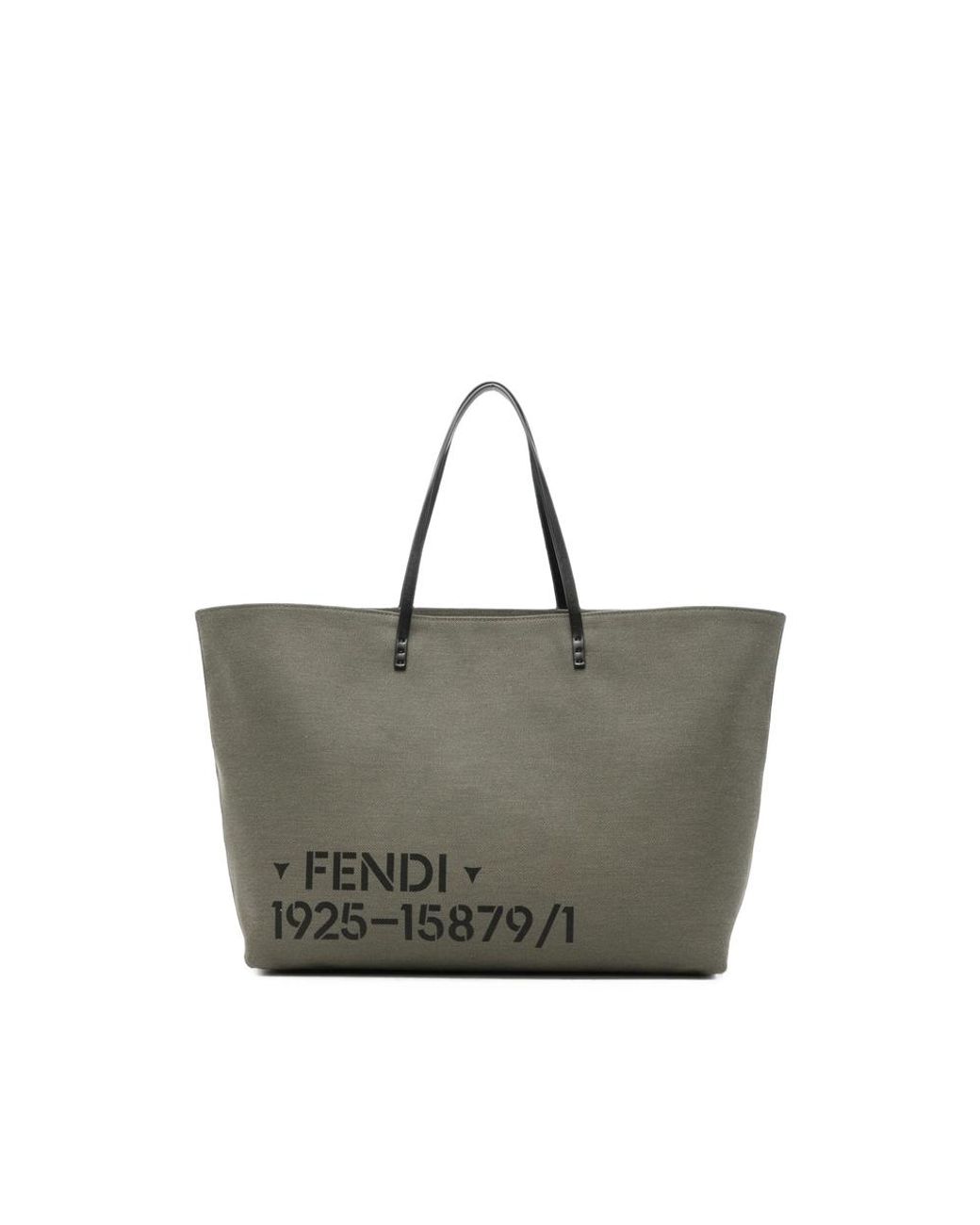Fendi Gray Tote Bags for men