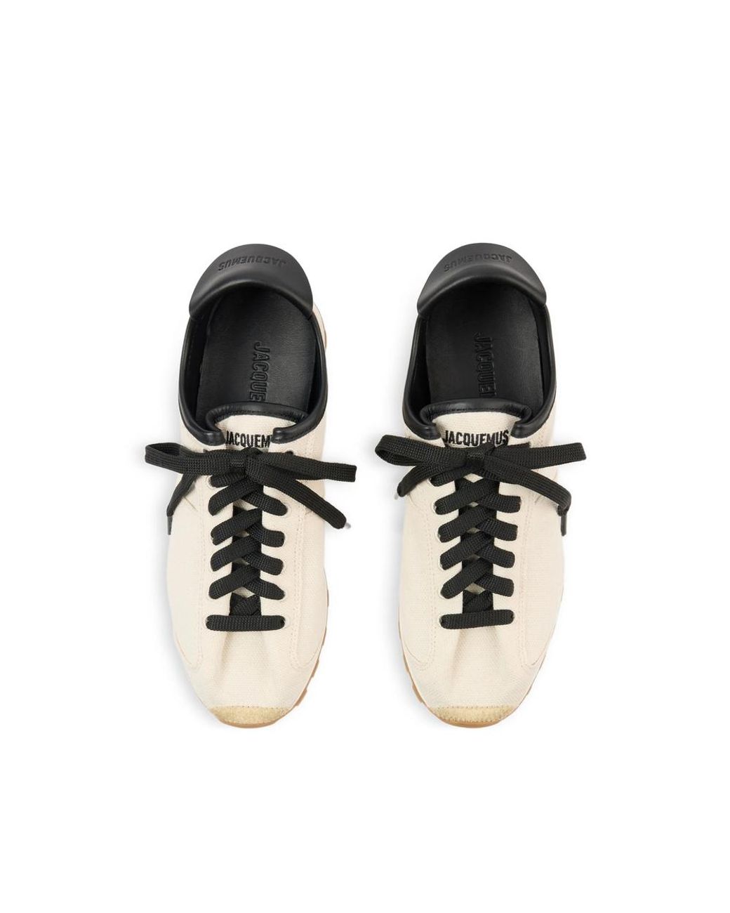 Jacquemus White Sneakers Cotton Canvas for men