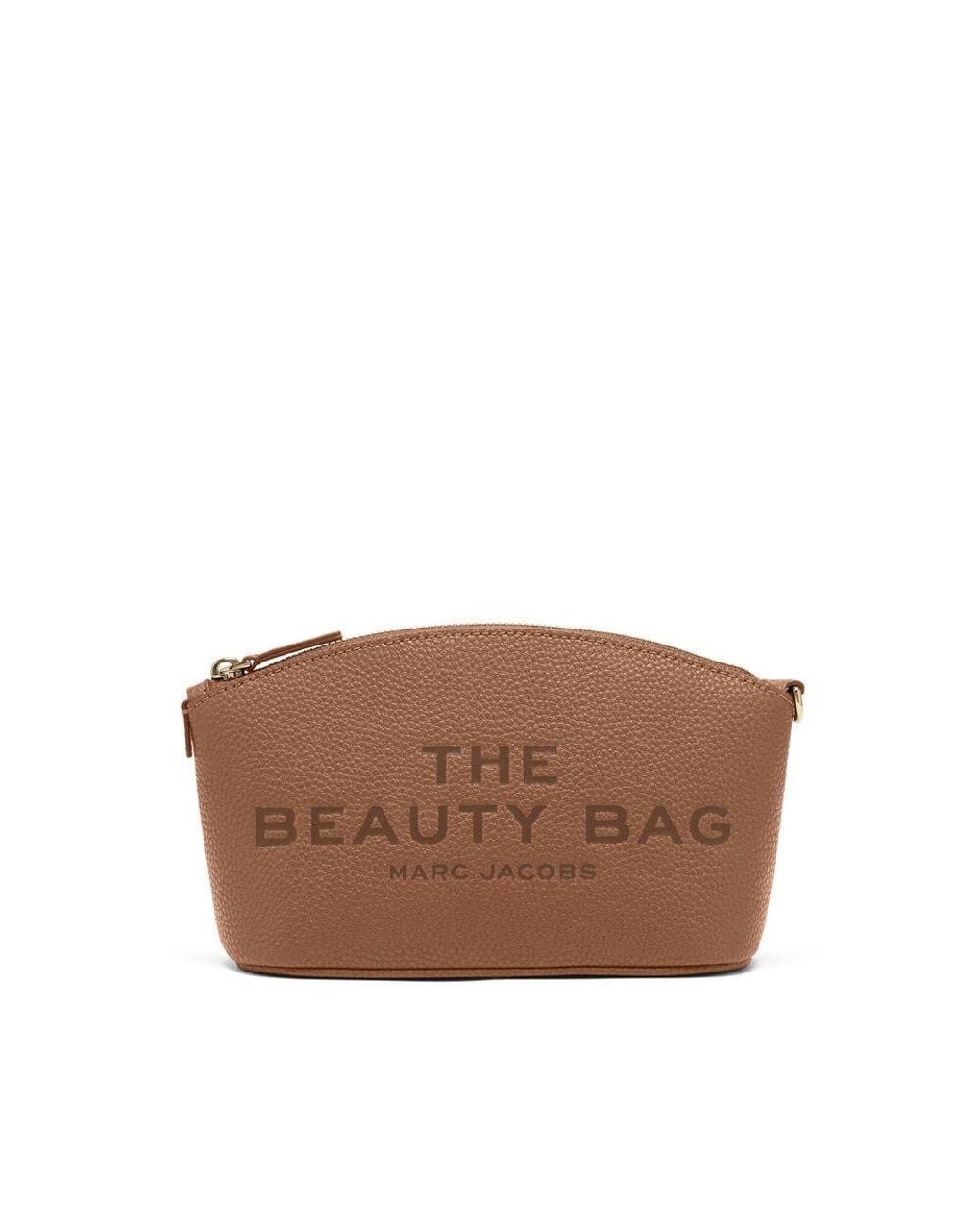 Marc Jacobs Brown The Beauty Bag Logo-Print Make Up Bag