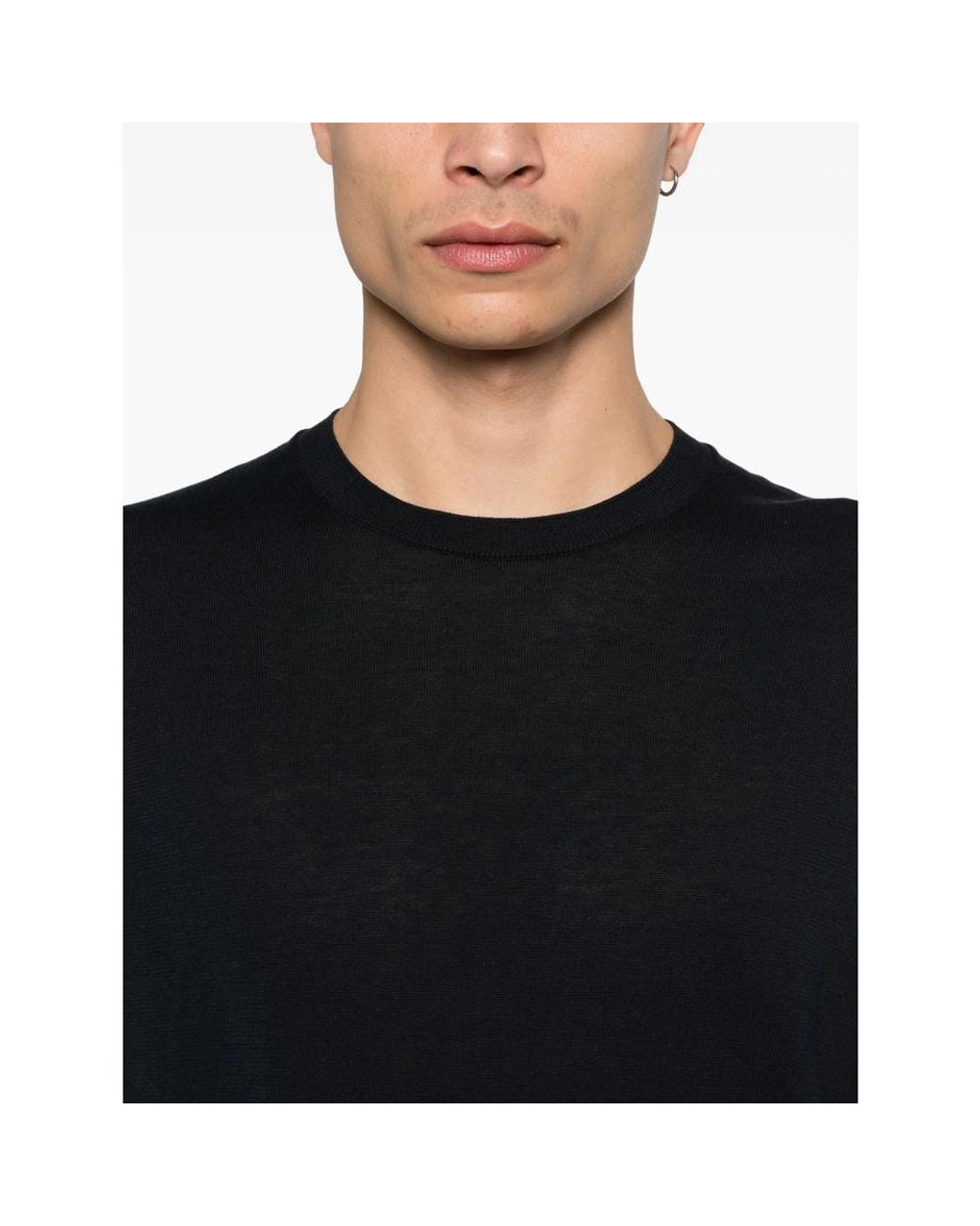ZANONE-SLOWEAR Black Sweater Silk: 30 for men