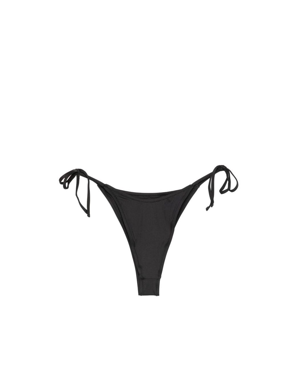 Frankie's Bikinis Black Romeo Tie Bikini Bottoms