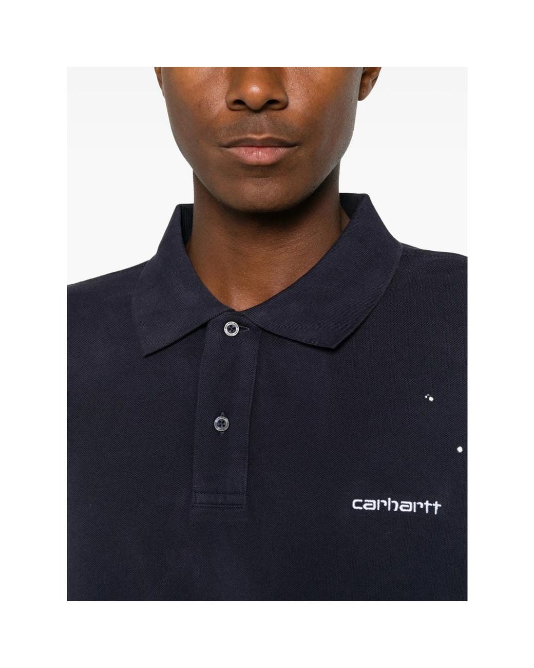 Carhartt Blue Short Sleeve Painter Polo for men