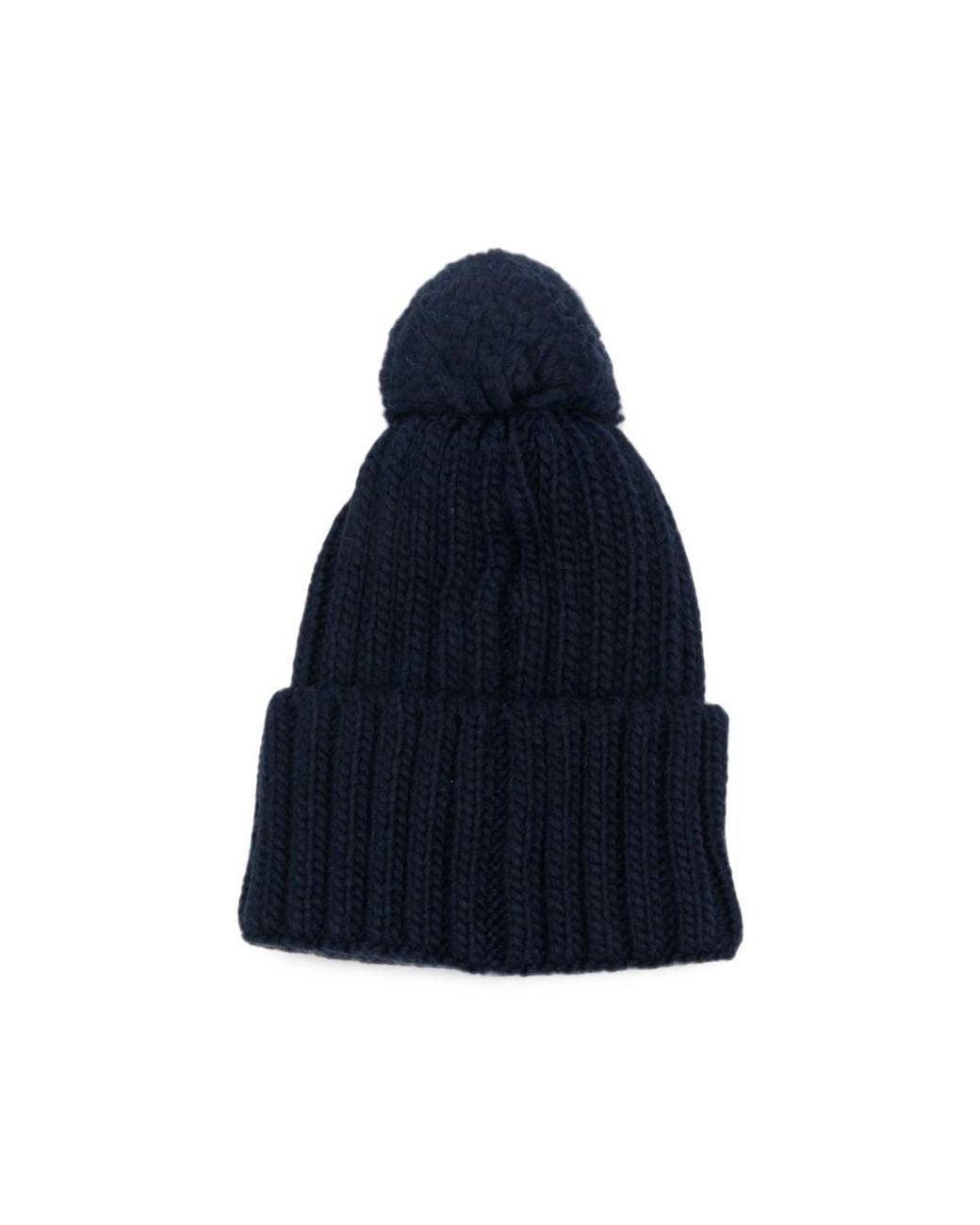 Napapijri Blue Semiury 5 Pom-Pom Beanie Hat for men