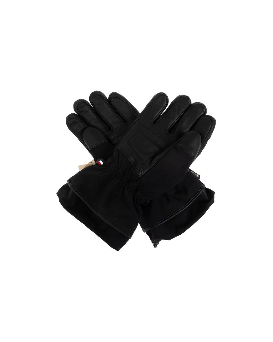 Moncler Black Padded Gloves for men