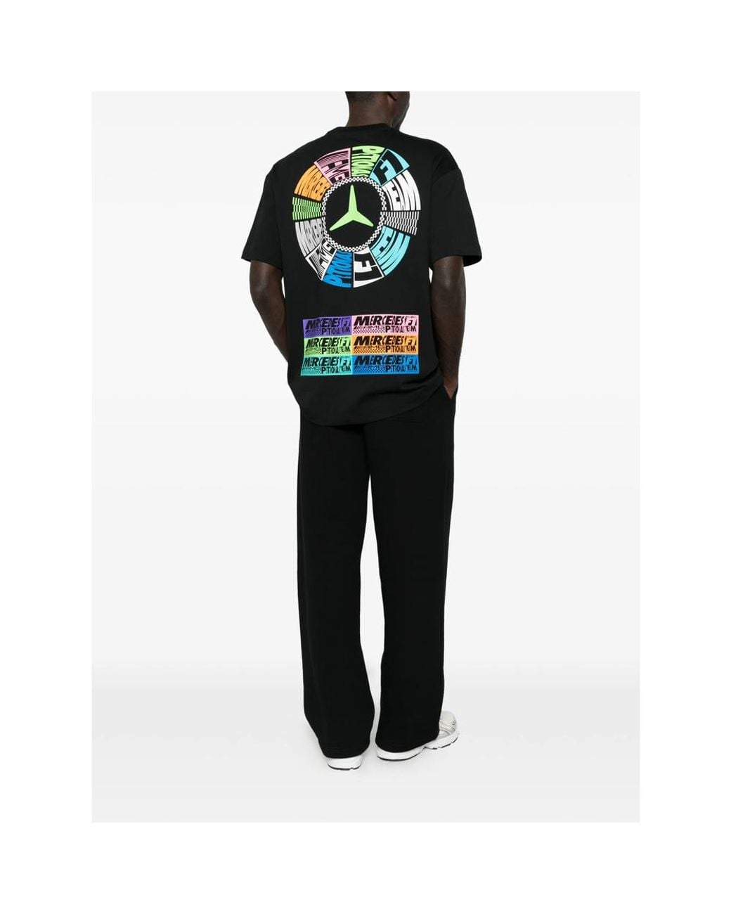 Adidas Black Mercedes-Amg Petronas F1 T-Shirt for men