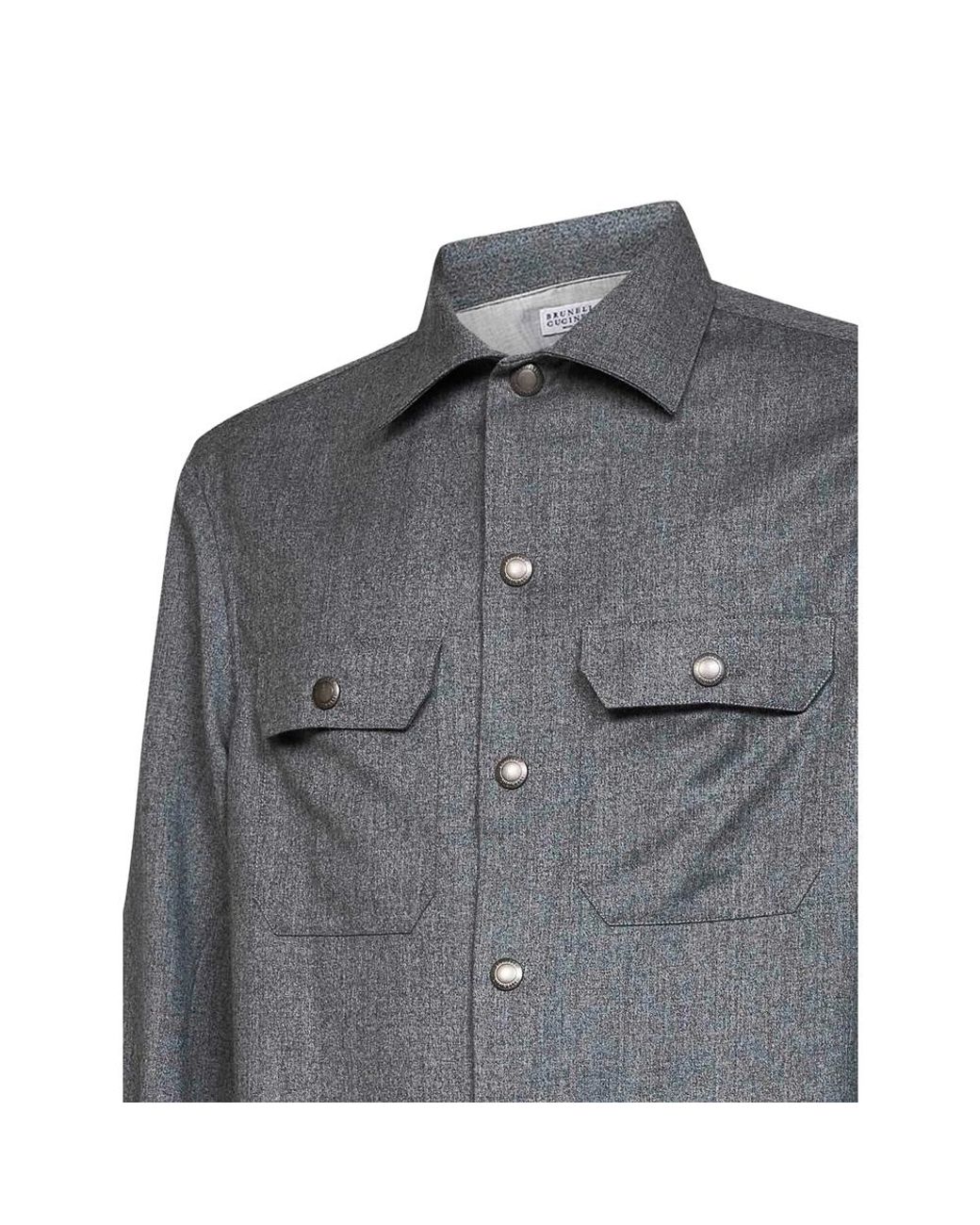 Brunello Cucinelli Gray Jackets for men