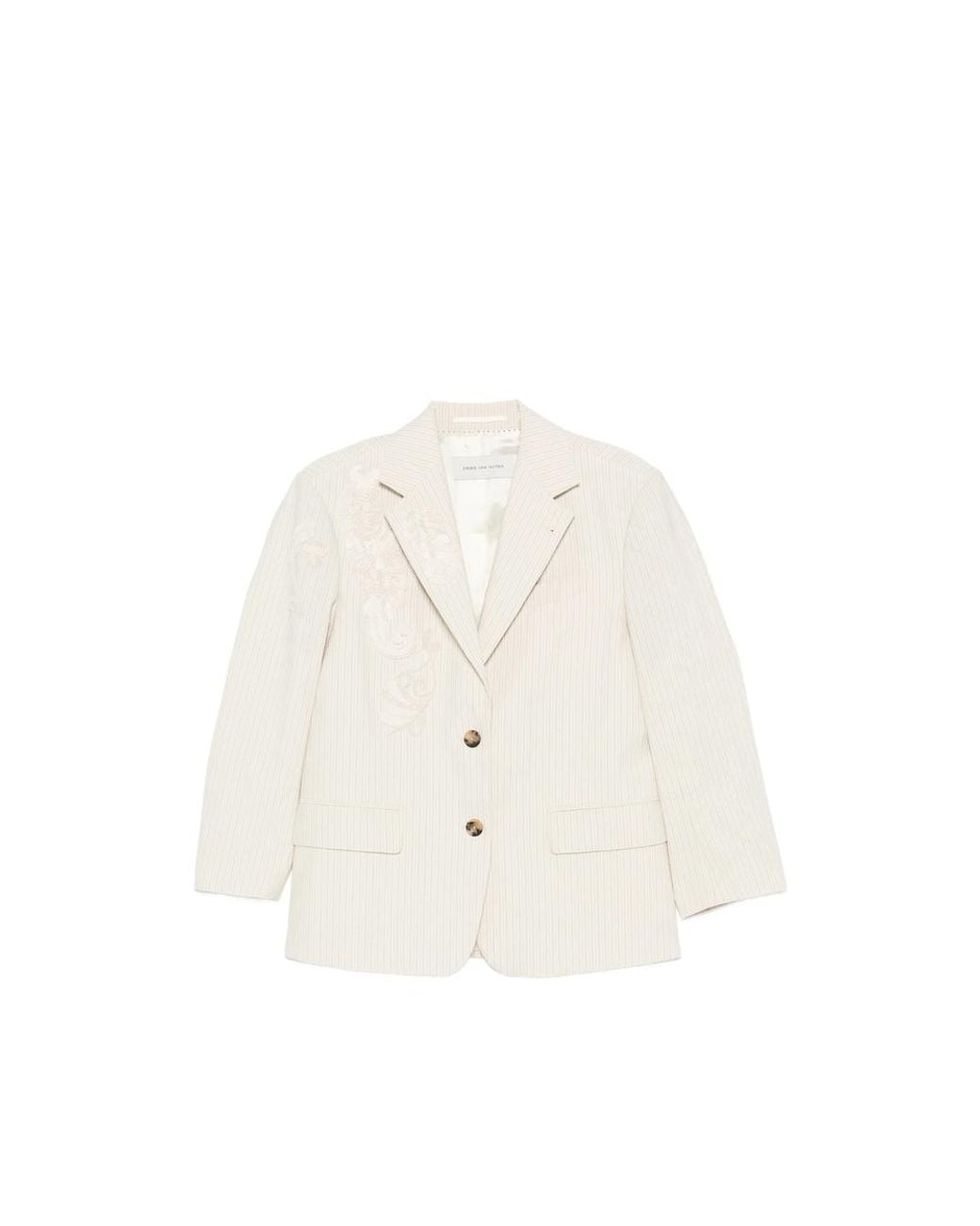 Dries Van Noten White Neutrals Jackets
