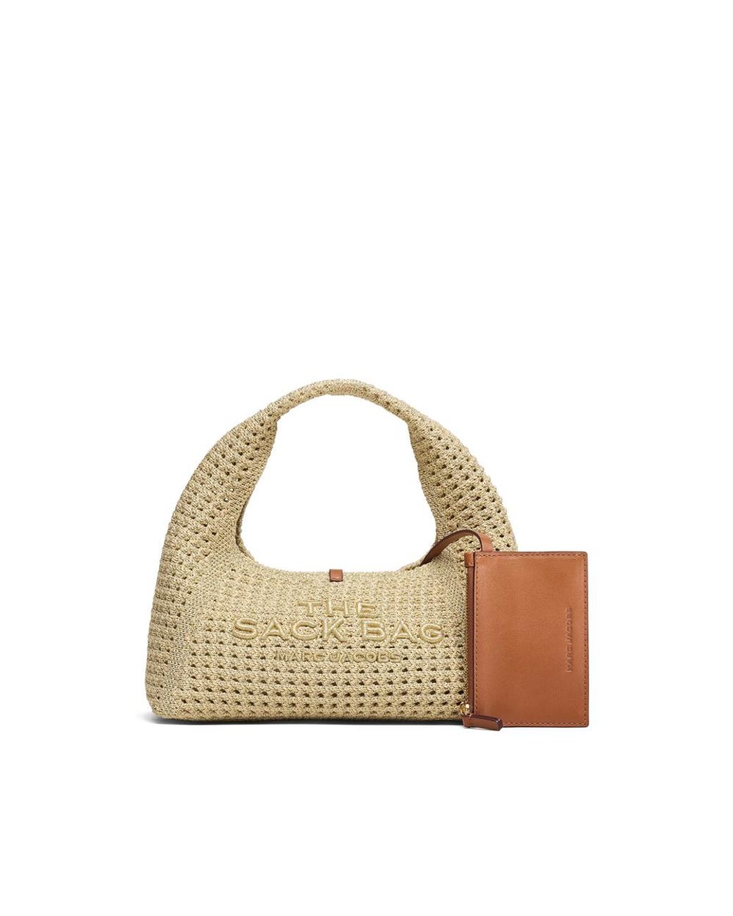 Marc Jacobs Metallic The Crochet Mini Sack Bag