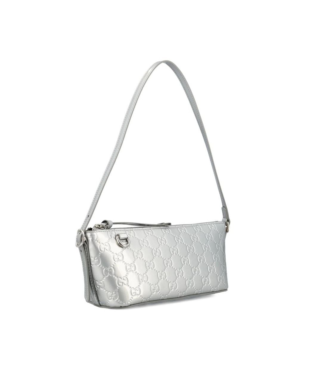 Gucci Metallic Gg Emblem Small Shoulder Bag