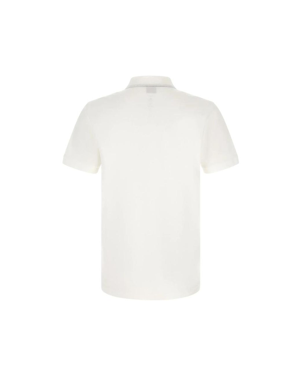 Boss White Swing Paddy Logo-Print Polo Shirt for men