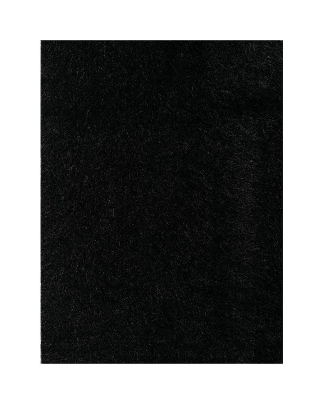 Y-3 Black 3-Stripes Fringed Scarf