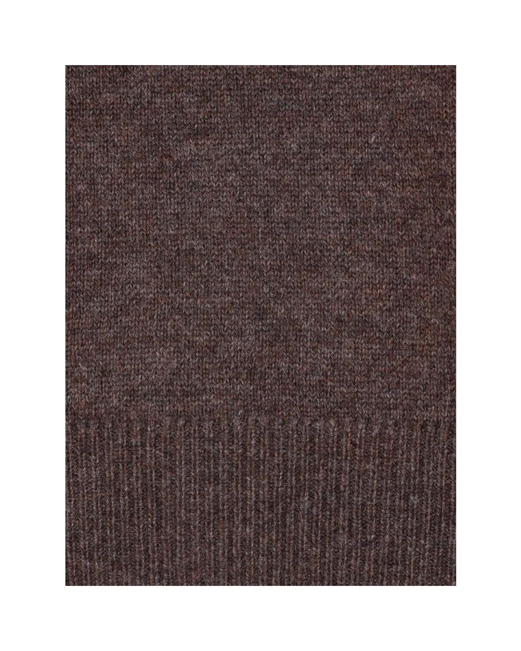 Brunello Cucinelli Brown Cashmere Sweater for men