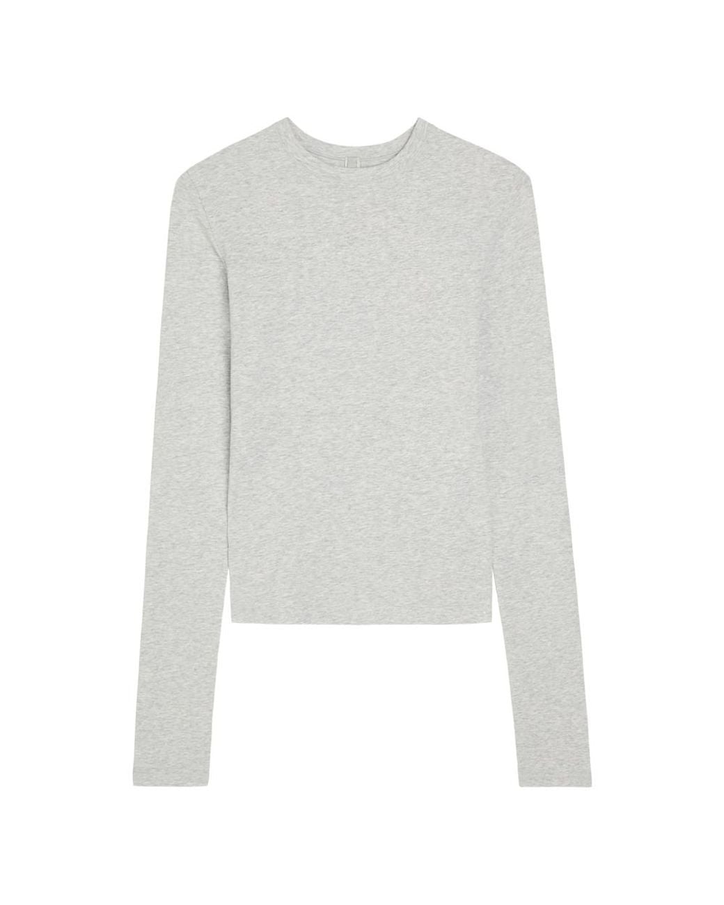 Skims White Long-Sleeve T-Shirt