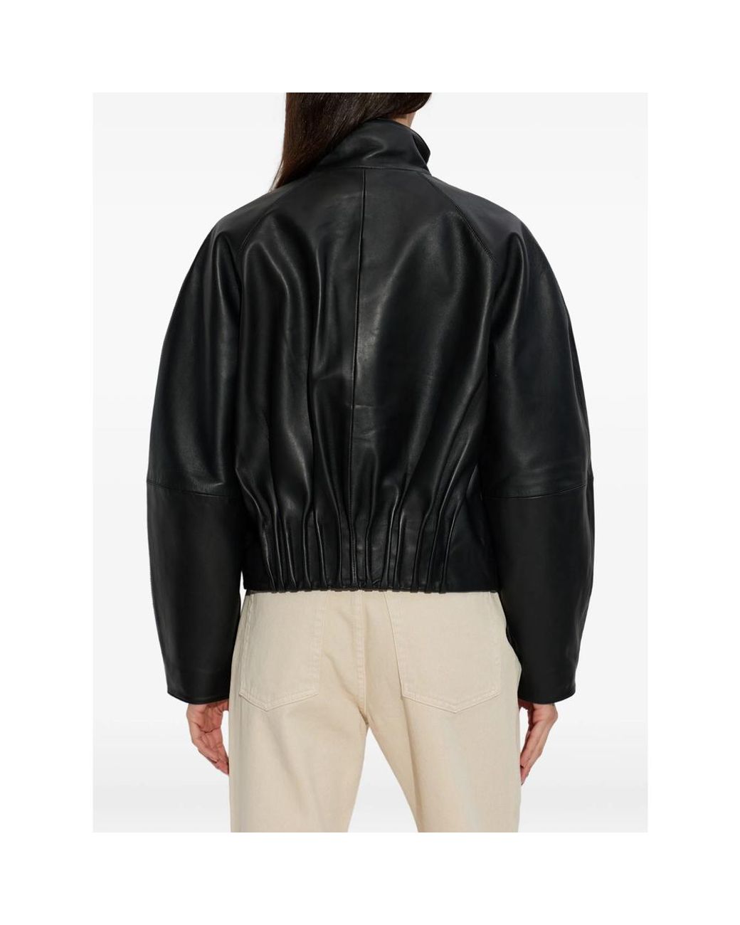 By Malene Birger Black Button Flap Jacket