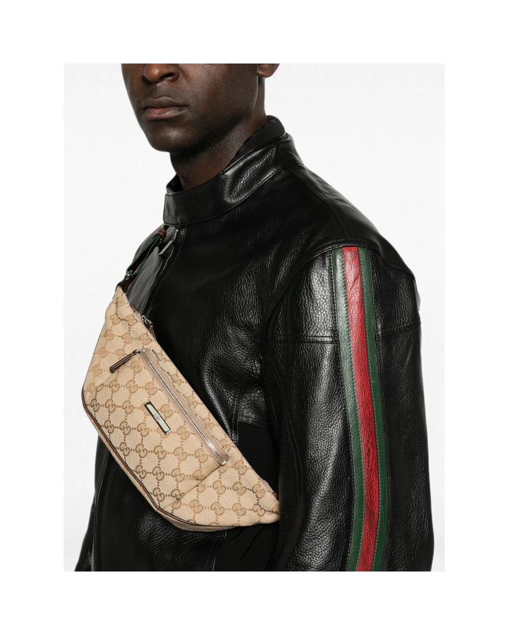 Gucci Natural Neutrals Belt Bags for men