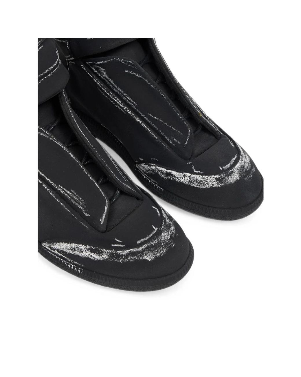 Maison Margiela Black Future Trompe L'Oeil Sneakers for men