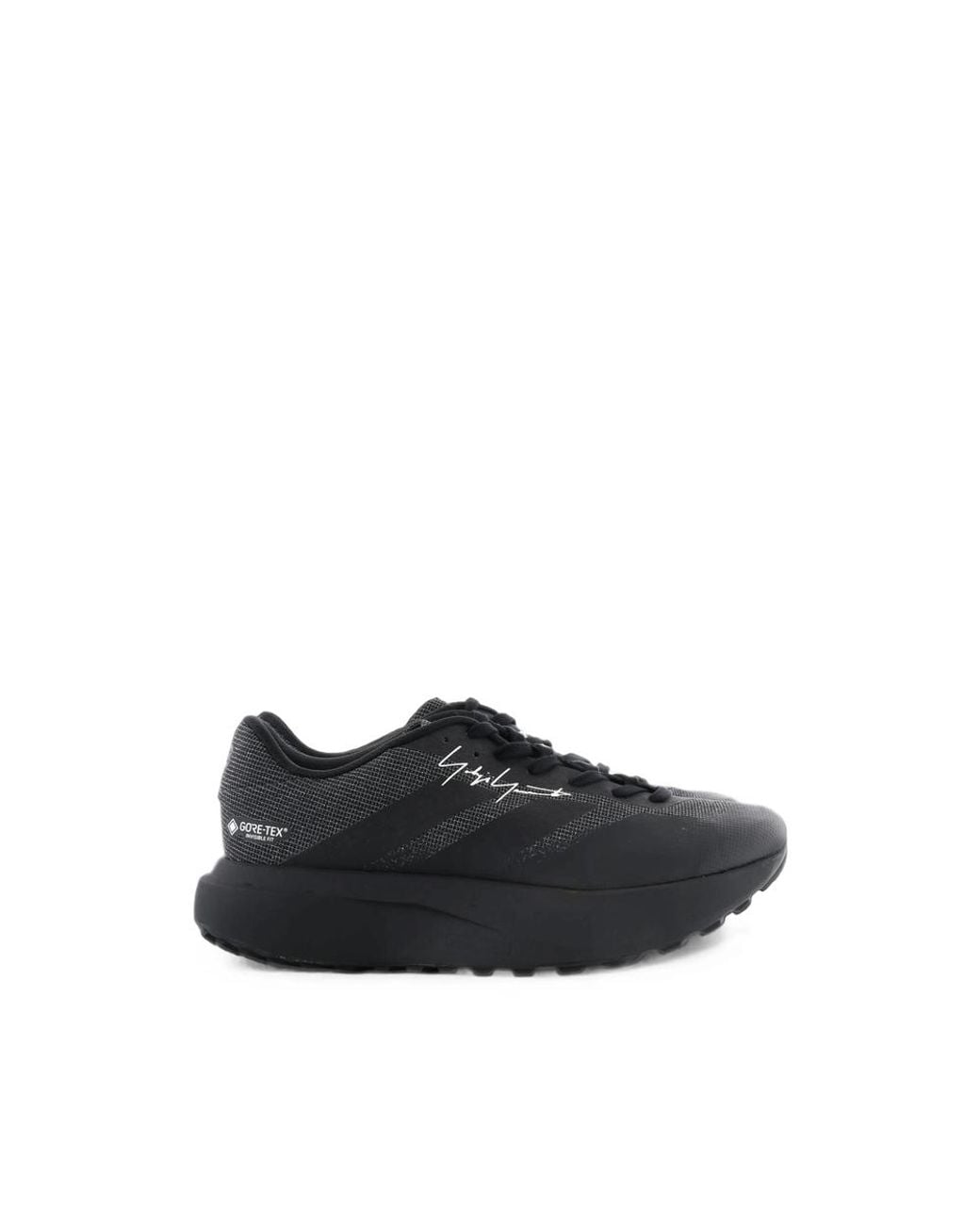 Y-3 Black Evo Sl Logo-Print Sneakers for men