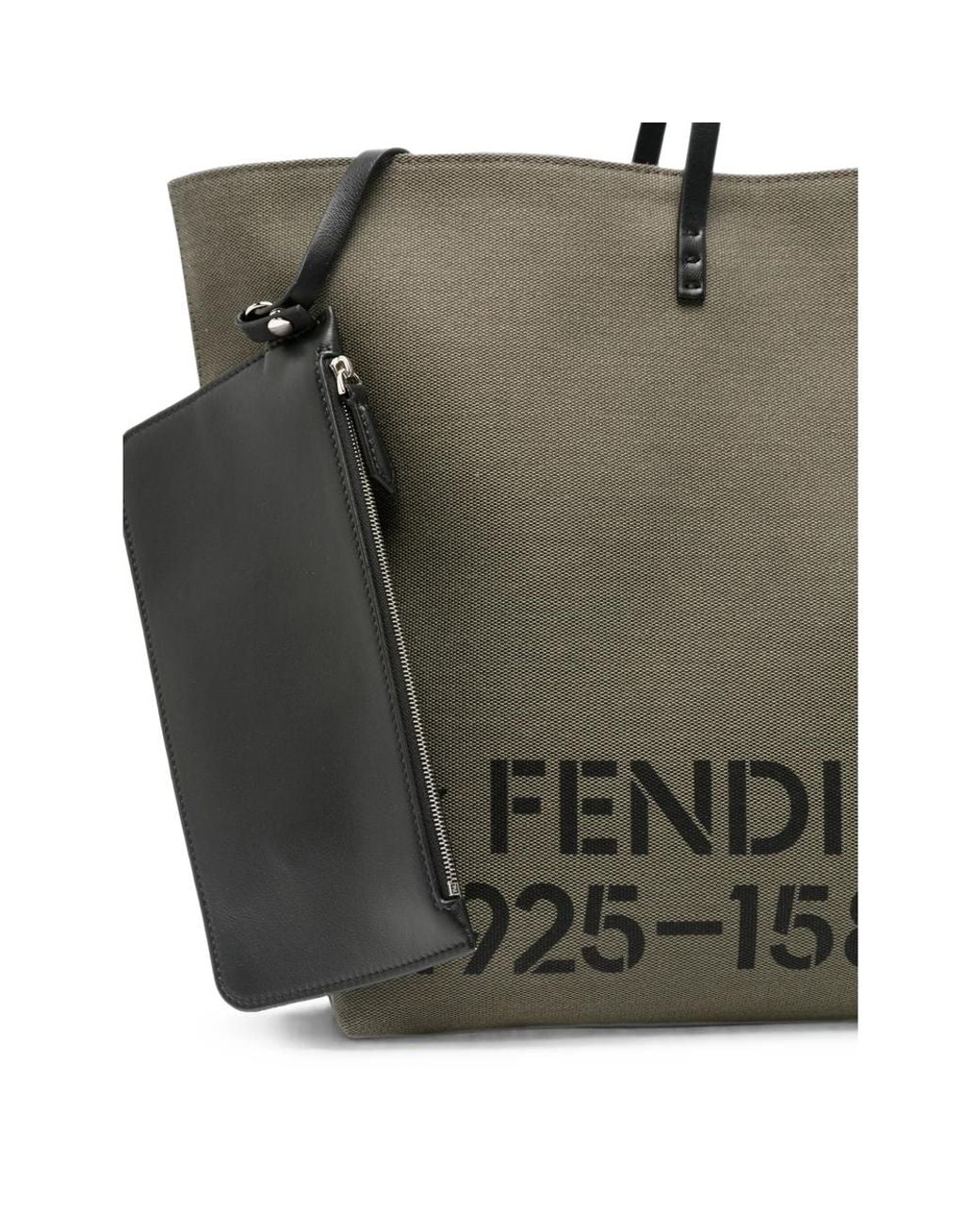 Fendi Gray Tote Bags for men