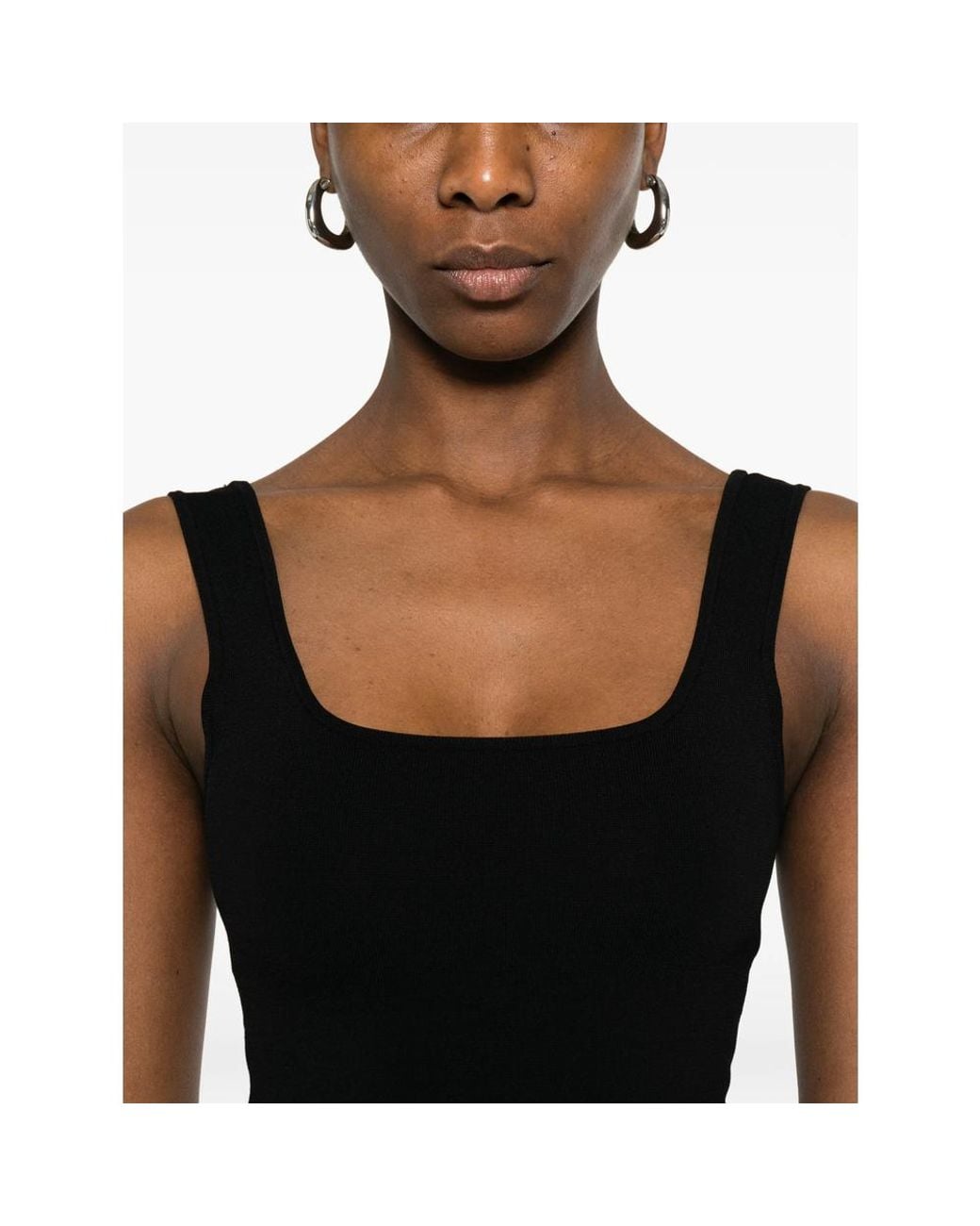 Entire studios Black Sleeveless Top