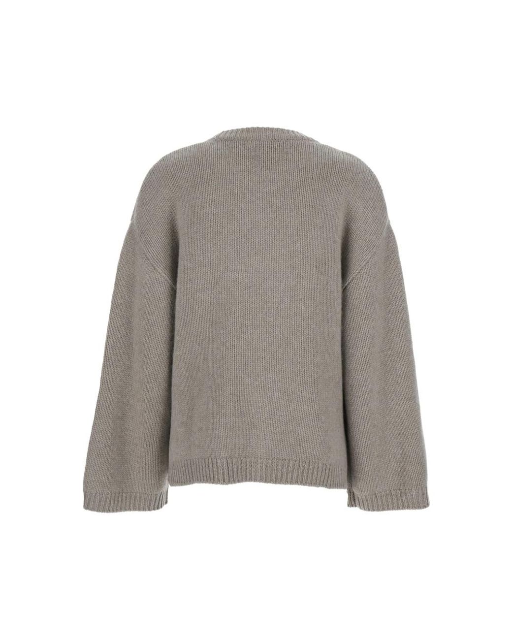 Soft Goat Gray Chunky Crewneck