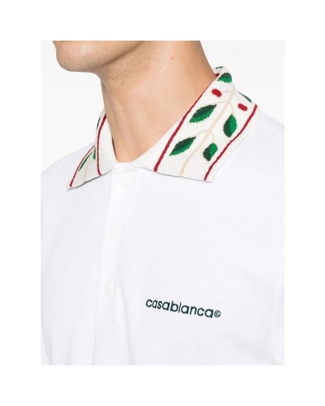 Casablanca White Sweater Organic Cotton for men