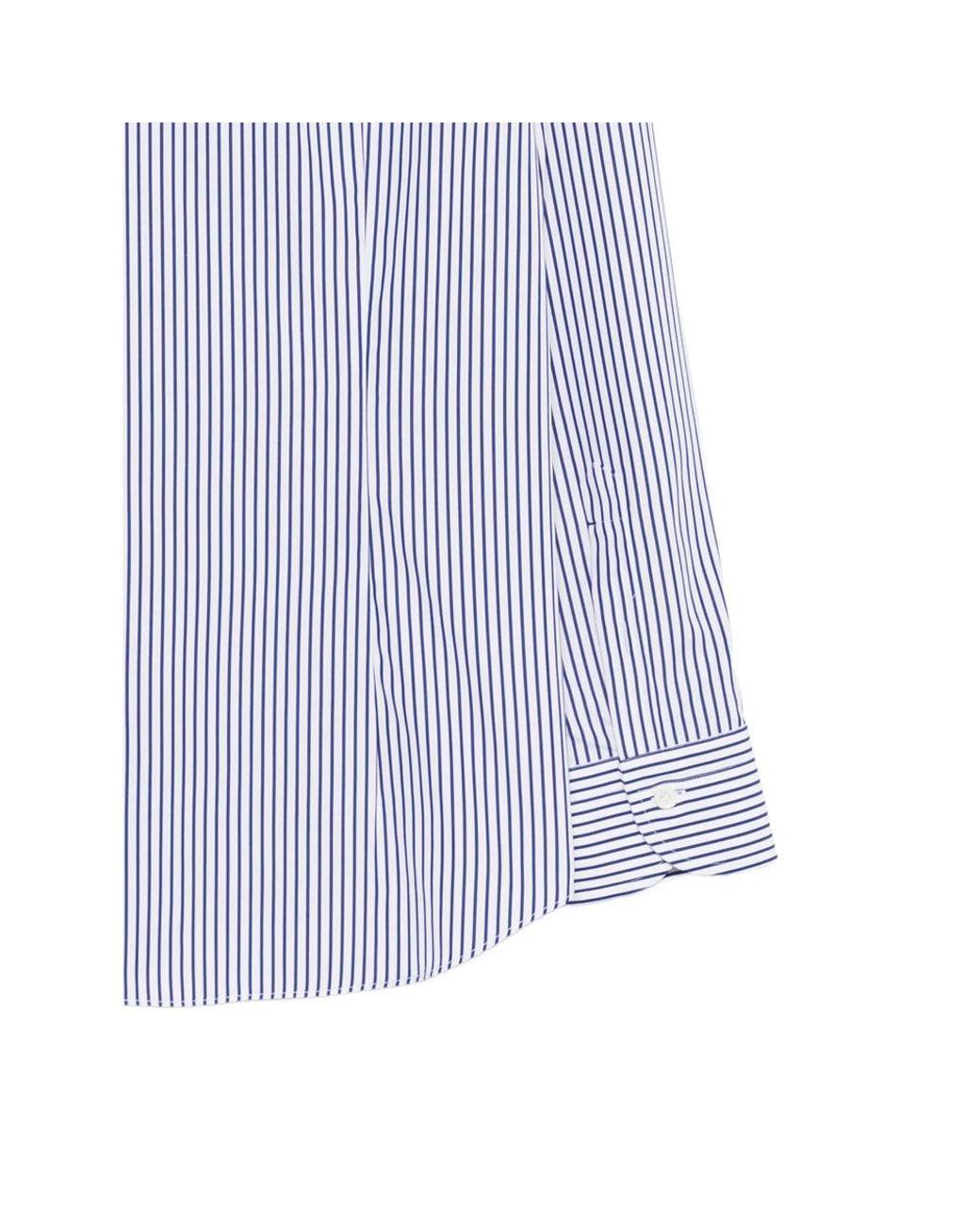 CAMICERIA MAZZARELLI Purple Striped Shirt for men
