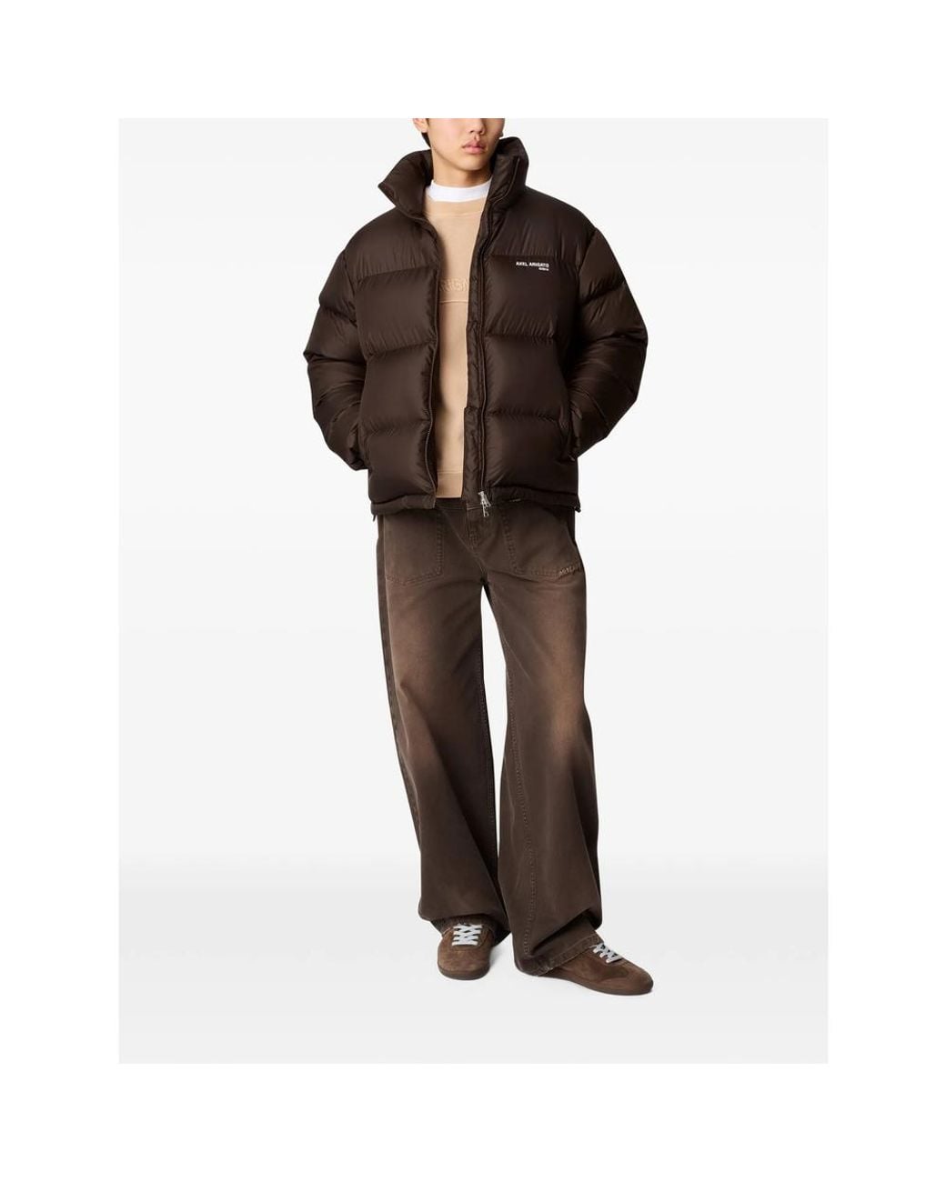 Axel Arigato Brown Observer Puffer Jacket for men