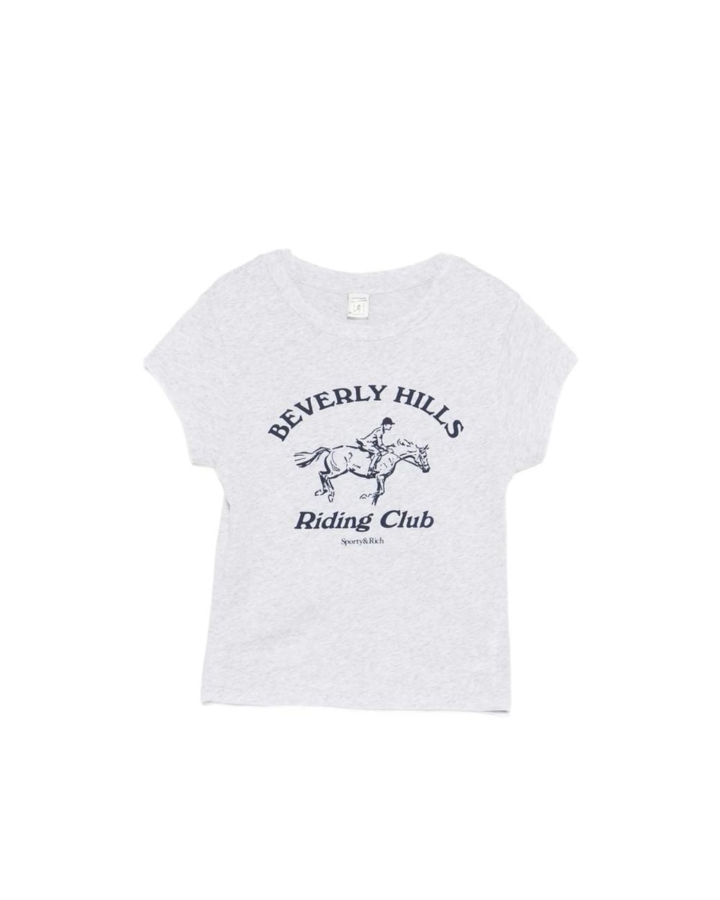 Sporty & Rich White Graphic-Print T-Shirt