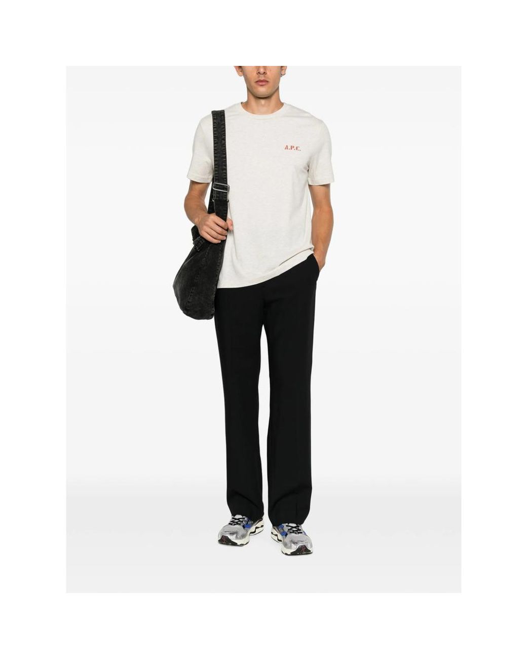 A.P.C. White Neutrals T-Shirts & Vests for men
